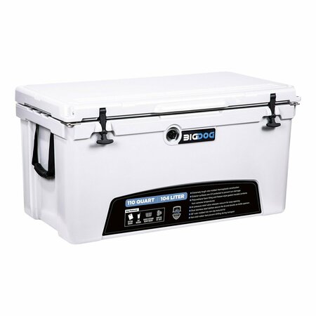 Husky Towing COOLER-FOOD AND BEVERAGE, 110 QT COOLER WITH ACCESSORIES BDC110